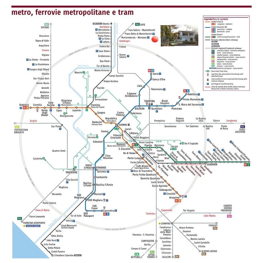 Villetta Aleanto Mentana Exteriör bild